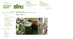 Desktop Screenshot of gartenbau-birkl.de